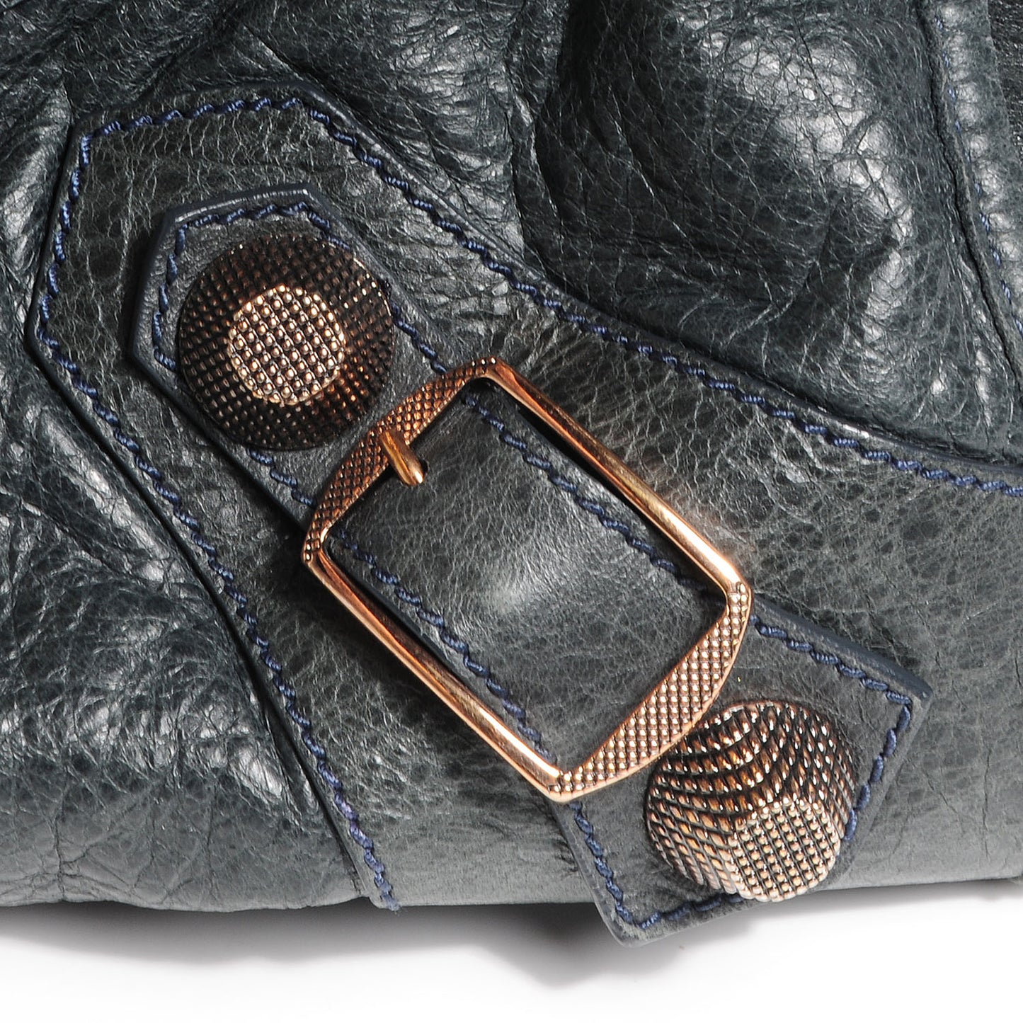 Agneau Giant 21 Rose Gold Hardware City Anthracite