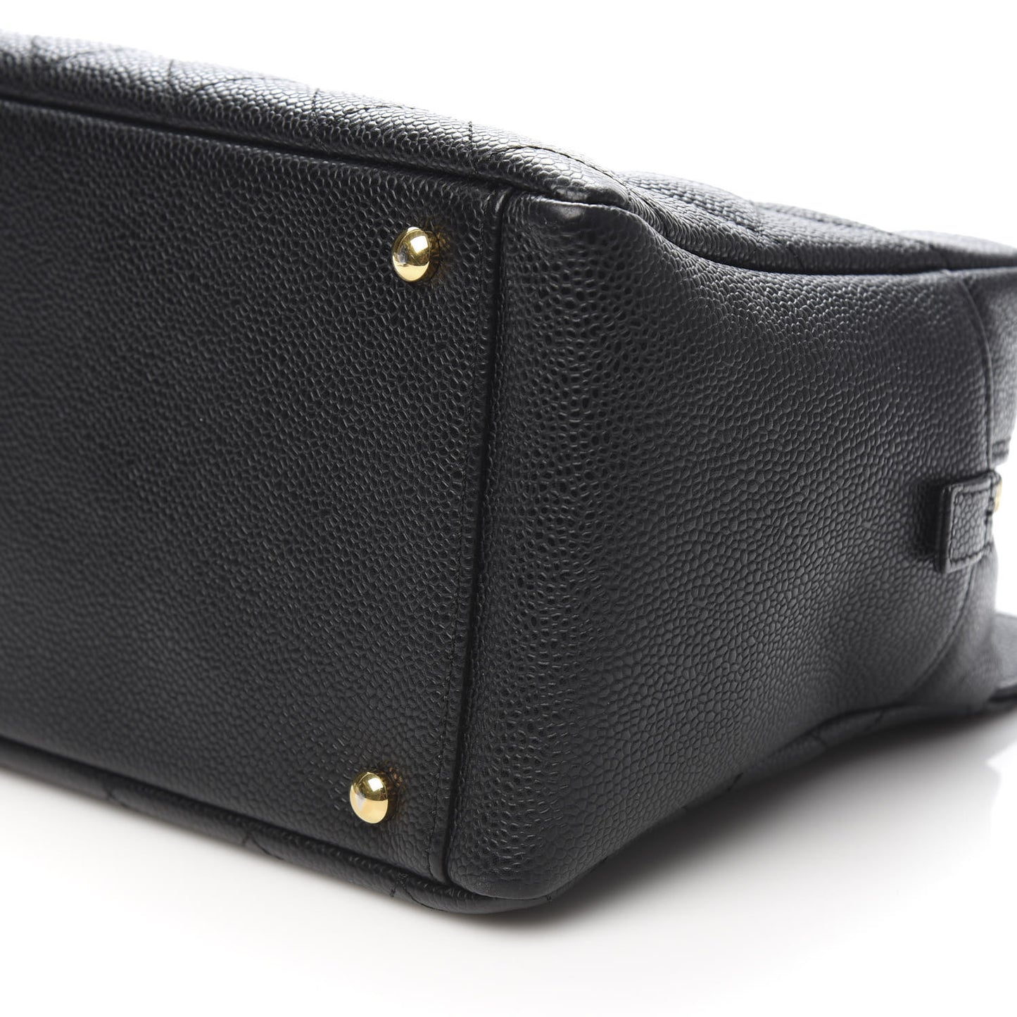 Caviar Quilted Petit Timeless Tote PTT Black
