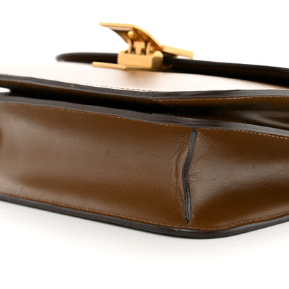 Celine Box Calfskin Teen Classic Box Flap Bag Camel 10 of 13