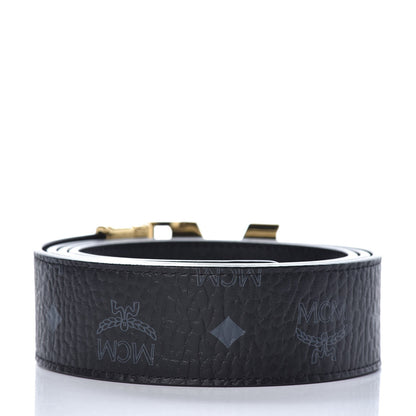 MCM Saffiano Visetos Reversible Belt Black 3 of 8