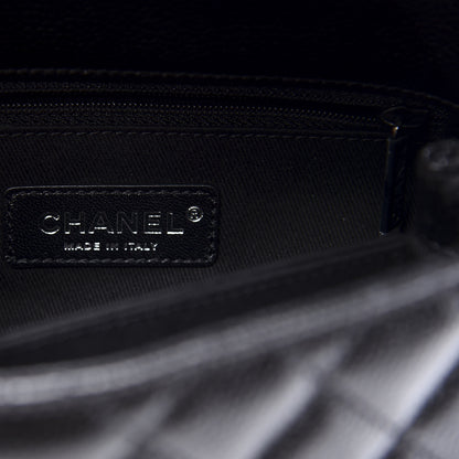 Chanel Caviar Quilted Mini Coco Handle Flap So Black 7 of 11