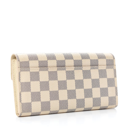 Louis Vuitton Damier Azur Sarah Wallet NM 3 of 7