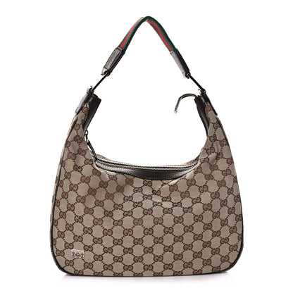Gucci Monogram Medium Pop Hobo Dark Brown 1 of 9