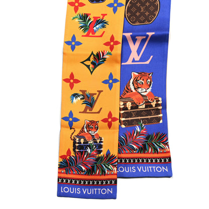Louis Vuitton Silk Monogram Precious Tiger Bandeau Yellow 2 of 3
