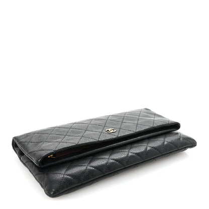 Chanel Caviar Quilted CC Beauty Clutch Black 4 of 7