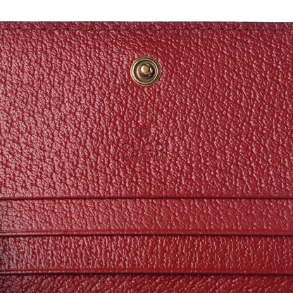 Gucci GG Supreme Monogram Queen Margaret Card Case Red 5 of 6