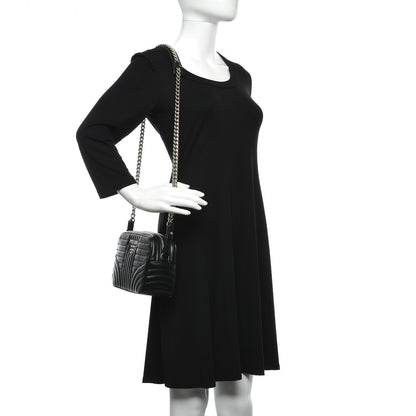 Prada Soft Calfskin Diagramme Crossbody Bag Black 2 of 9
