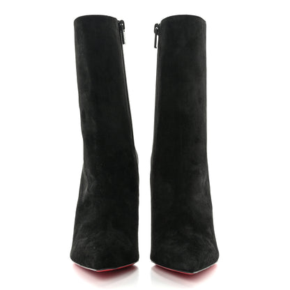 Christian Louboutin Suede Lipbooty 100 Booties 36.5 Black 2 of 8