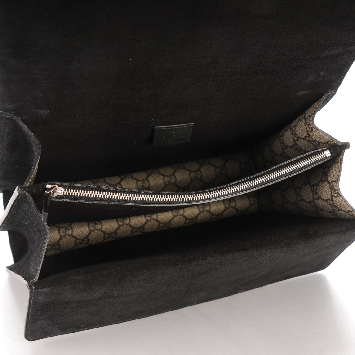 Gucci GG Supreme Monogram Medium Dionysus Shoulder Bag Black 5 of 8