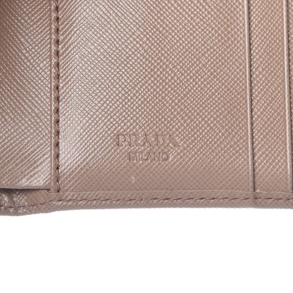 Prada Saffiano Metal Tri-Fold Wallet Cammeo 6 of 10