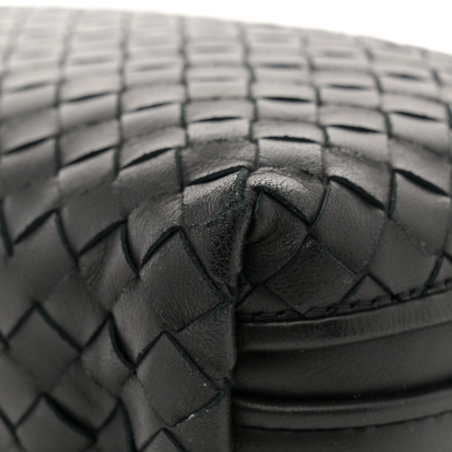 Nappa Intrecciato Nodini Bag Black