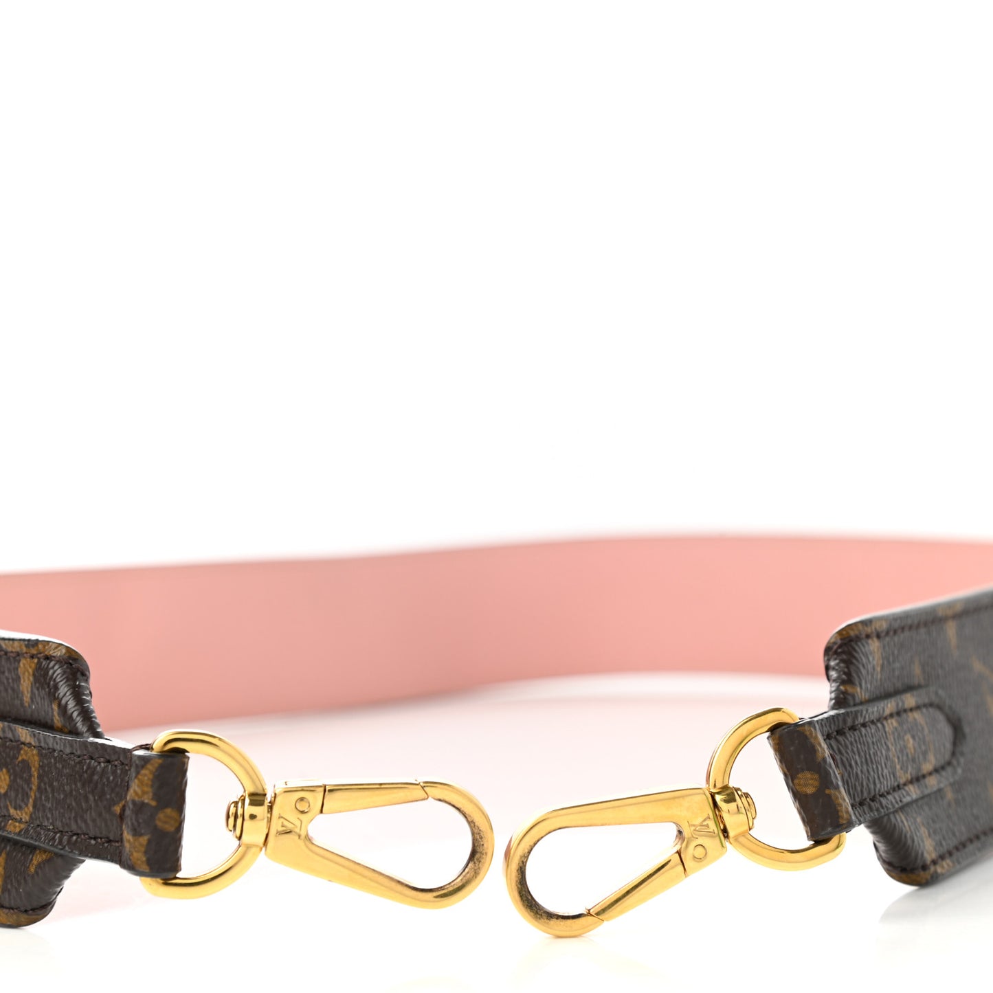 Monogram Bandouliere Shoulder Strap Rose Poudre