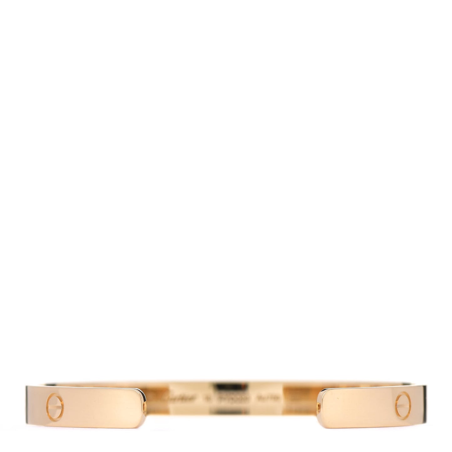 18K Yellow Gold LOVE Cuff Bracelet 18