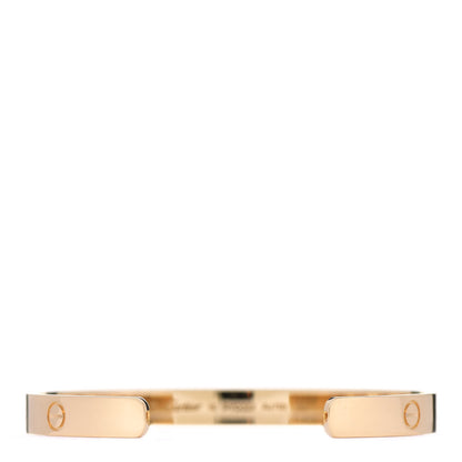Cartier 18K Yellow Gold LOVE Cuff Bracelet 18 3 of 6
