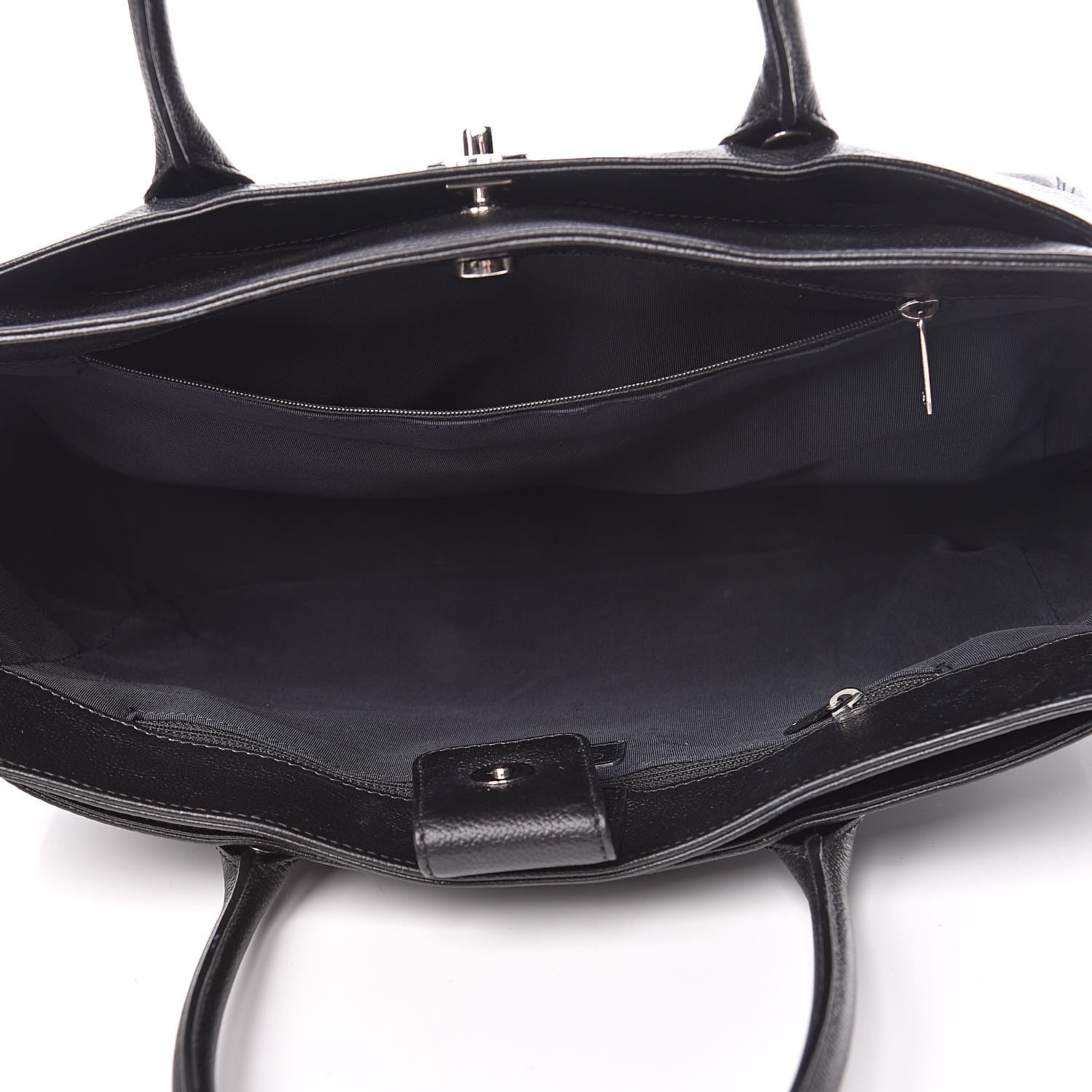 Chanel Calfskin Cerf Executive Shopper Tote Black 5 of 21