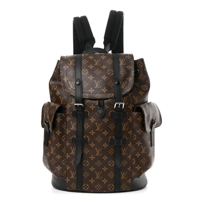 Louis Vuitton Monogram Macassar Christopher MM Backpack 1 of 10
