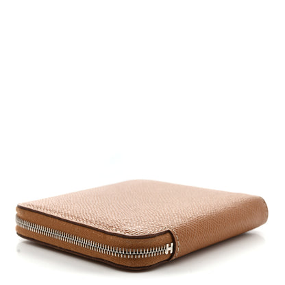 Hermes Epsom Silk'in Compact Wallet Gold 4 of 9