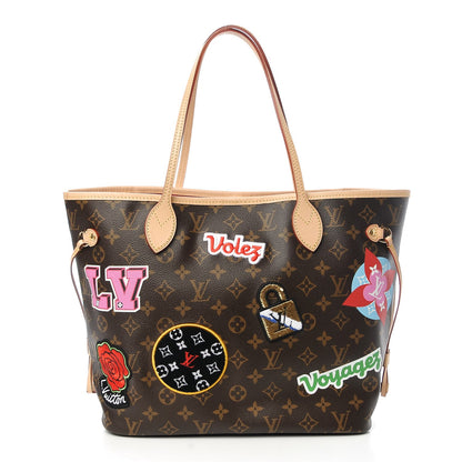 Louis Vuitton Monogram Stories Neverfull MM 3 of 9