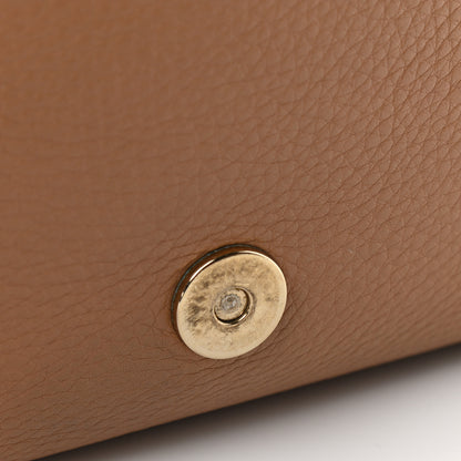 Gucci Pebbled Calfskin Medium Soho Flap Crossbody Camelia 10 of 10