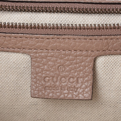 Gucci Calfskin Small Pearly GG Marmont Top Handle Bag Porcelain Rose 7 of 17