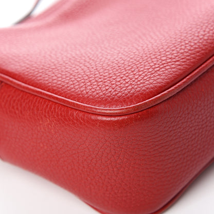 Gucci Pebbled Calfskin Small Soho Disco Bag Tabasco Red 12 of 14