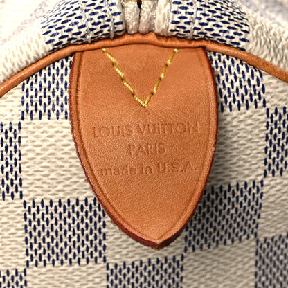 Louis Vuitton Damier Azur Speedy 30 6 of 12