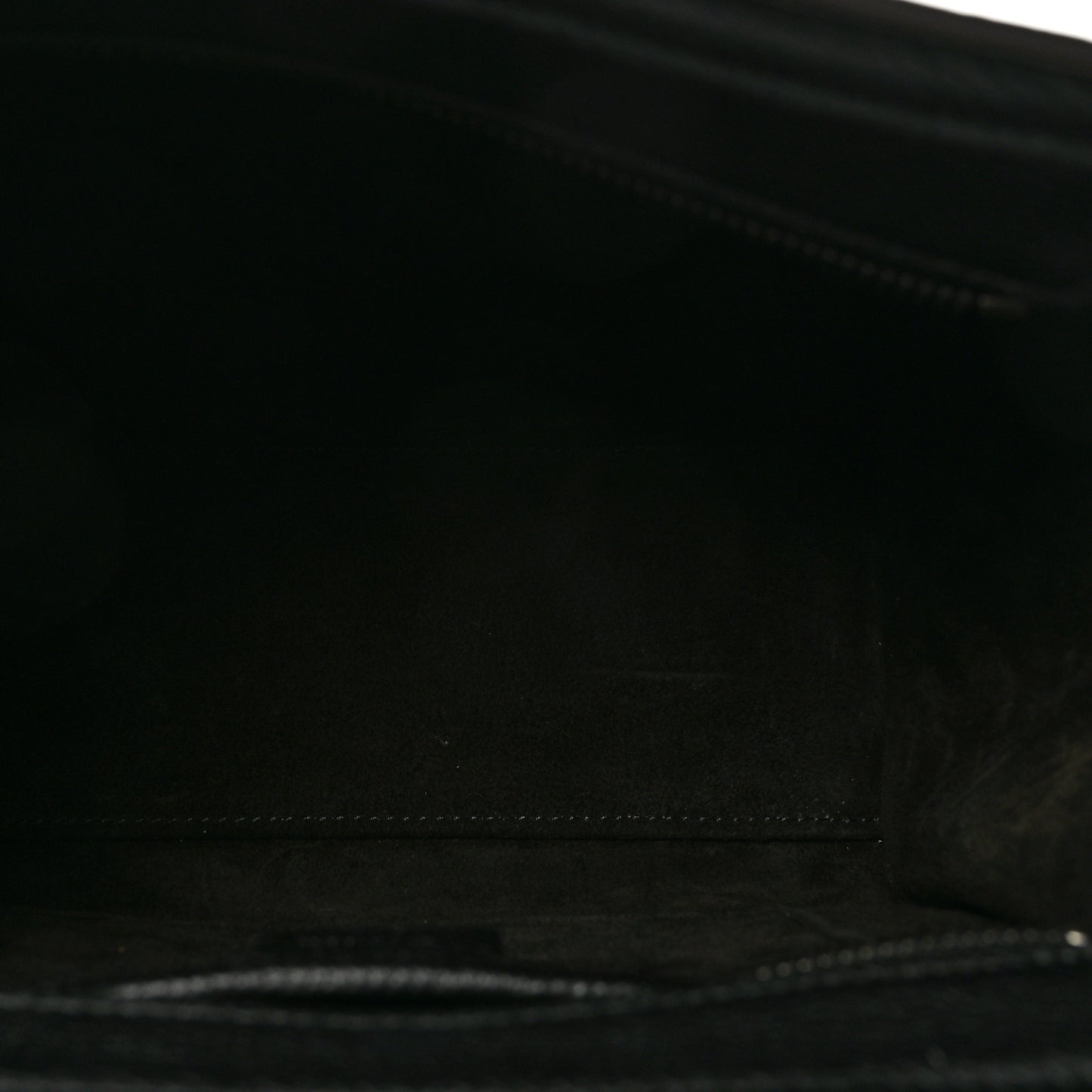 Drummed Calfskin Nano Luggage Black