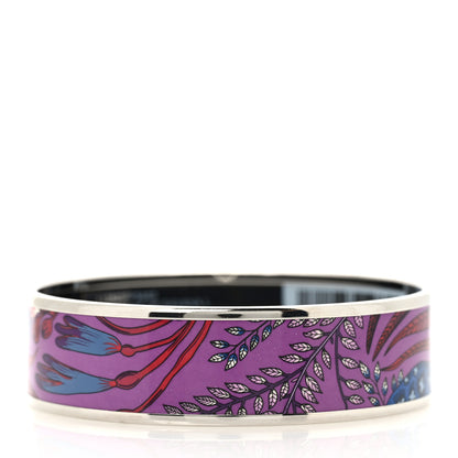 Hermes Enamel Printed Wide Le Marche de Savana Bracelet 65 3 of 8