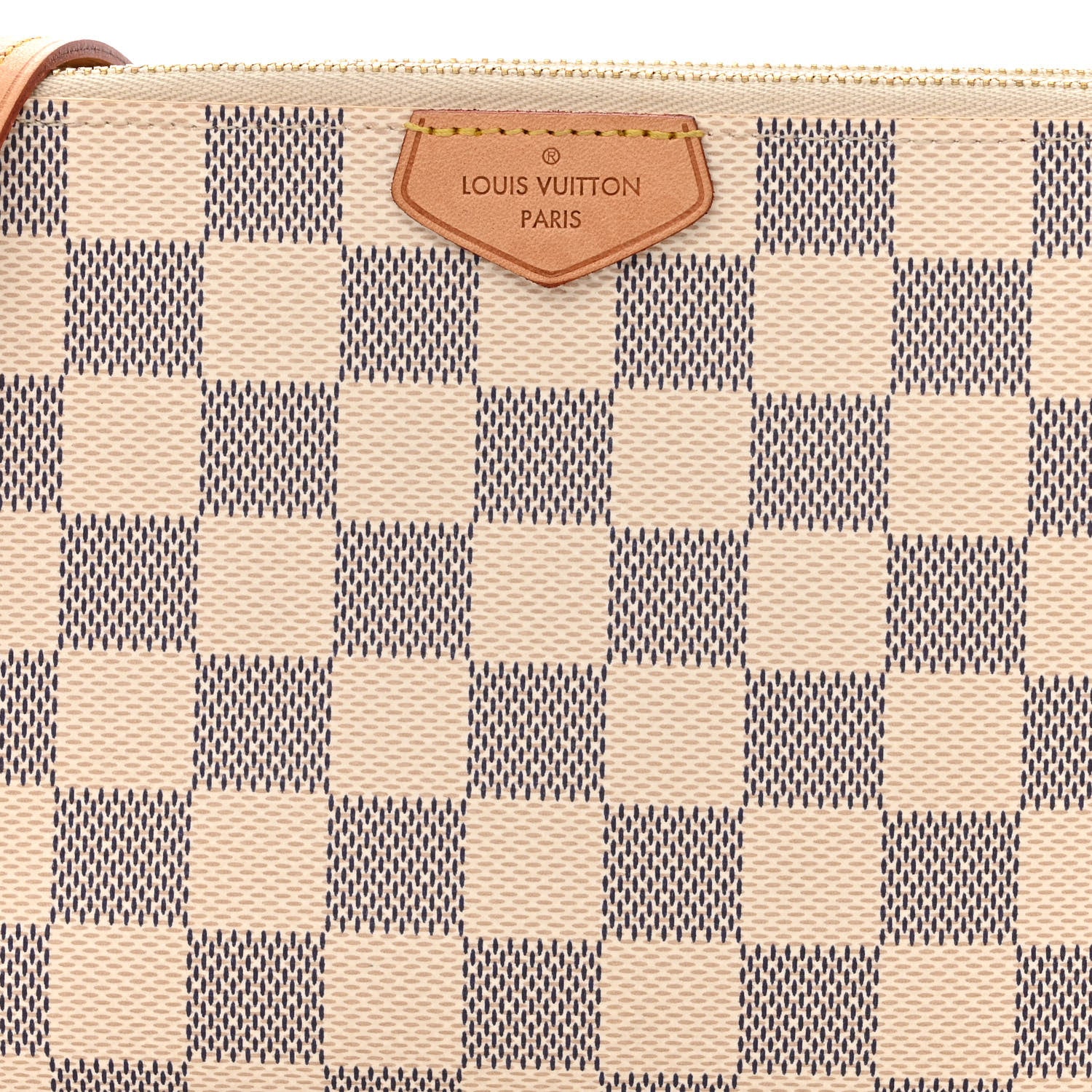 Louis Vuitton Damier Azur Double Zip Pochette 10 of 13