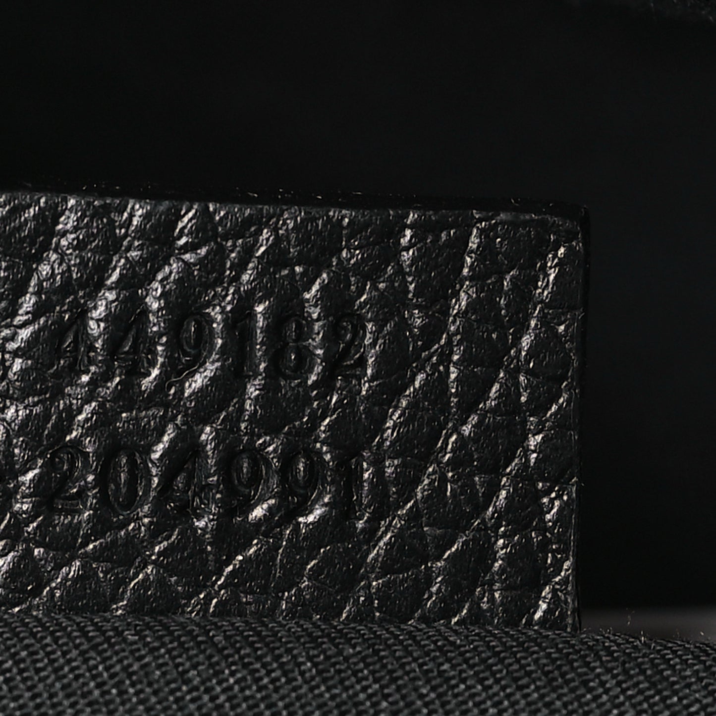 Nylon Monogram Fanny Pack Belt Bag Black