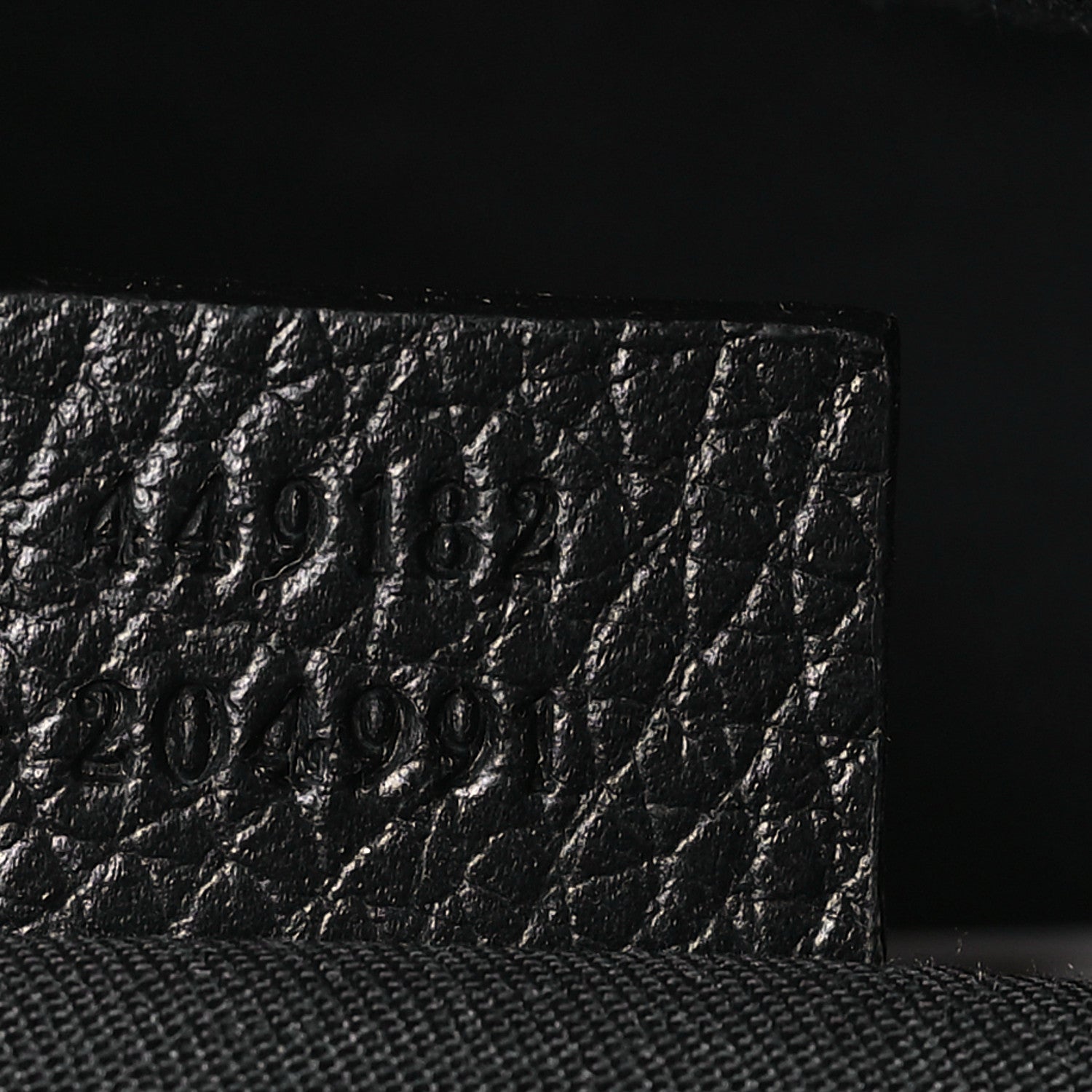 Gucci Nylon Monogram Fanny Pack Belt Bag Black 7 of 9