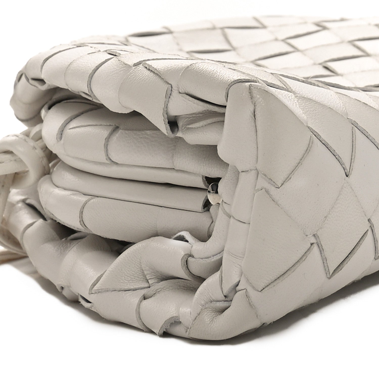 Bottega Veneta Nappa Intrecciato The Mini Pouch Chalk 10 of 11