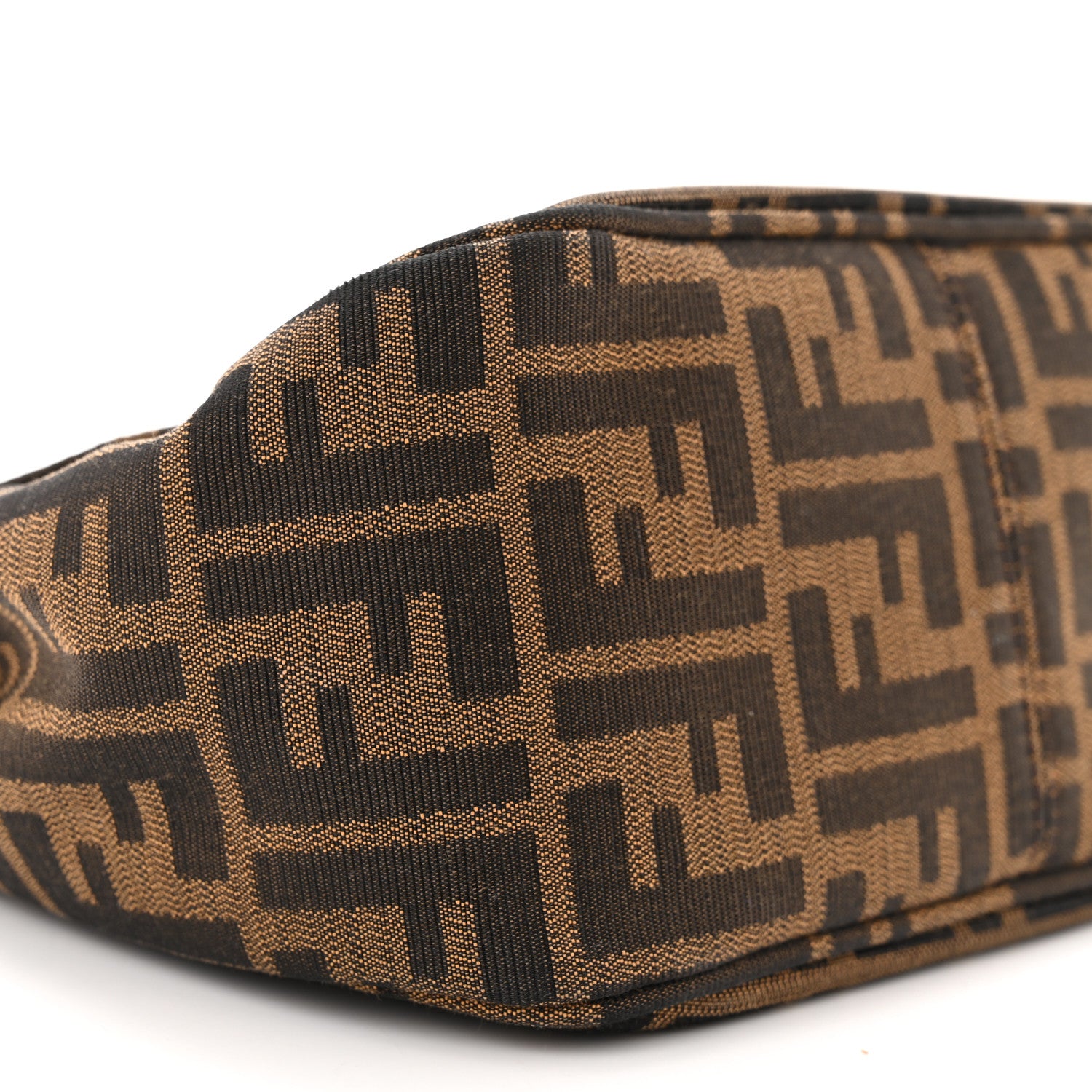 Fendi Zucca Vitello Artic Small Messenger Bag Tobacco Castagna 9 of 11