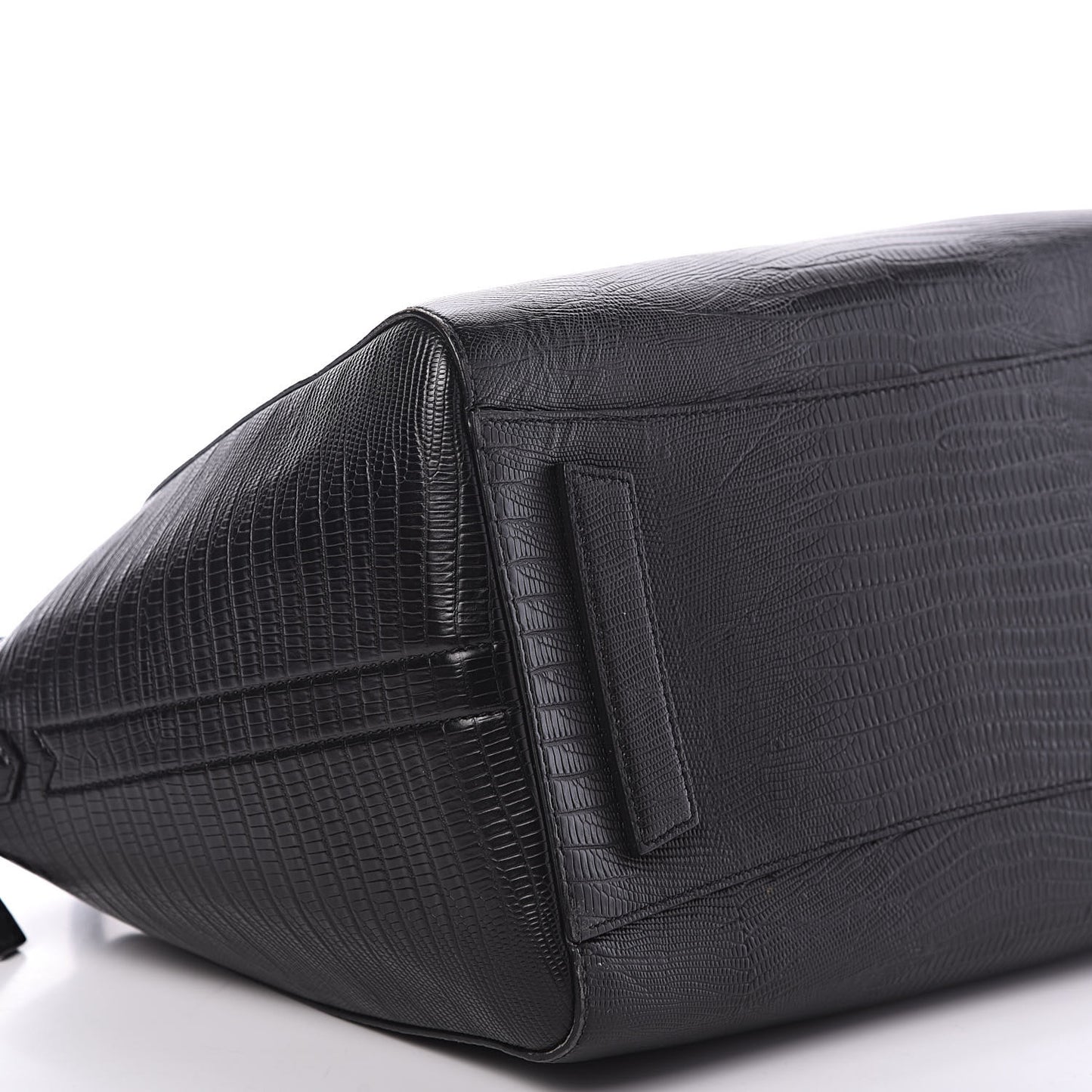 Calfskin Lizard Embossed Medium Antigona Black