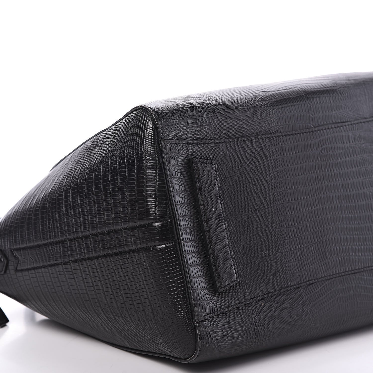 Givenchy Calfskin Lizard Embossed Medium Antigona Black 6 of 13