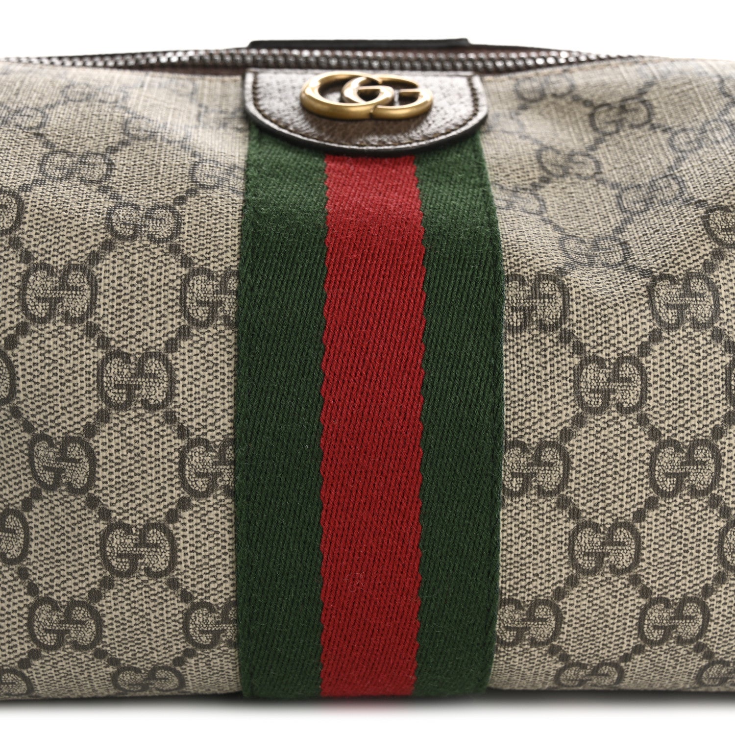 Gucci GG Supreme Monogram Web Ophidia Toiletry Case Beige 8 of 8