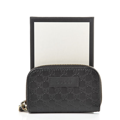 Gucci Microguccissima Zip Around Card Case Black 10 of 10