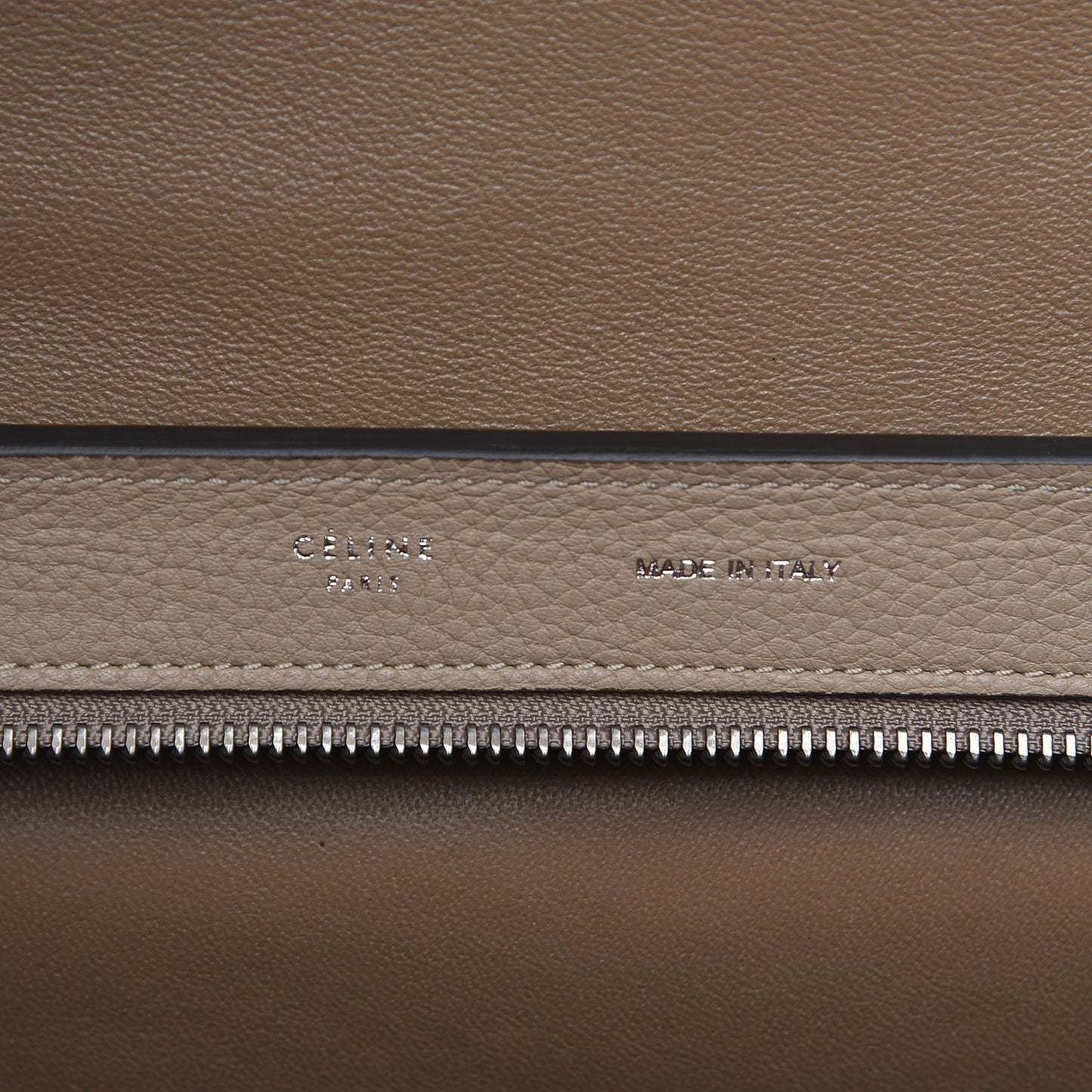 Drummed Calfskin Suede Medium Trapeze Dune