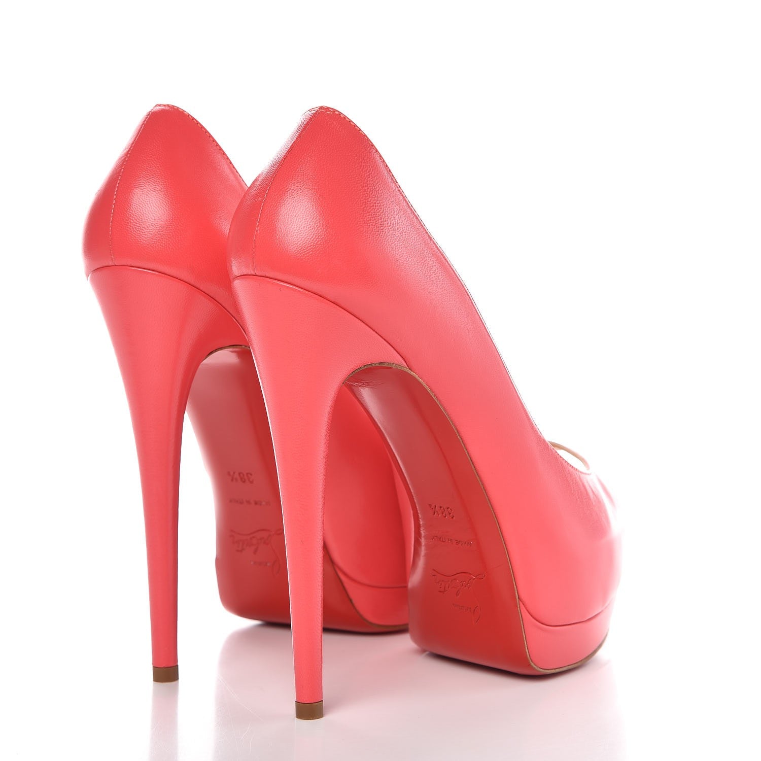 Christian Louboutin Kid Palais Royal 140 Pumps 38.5 Framboisine 4 of 10