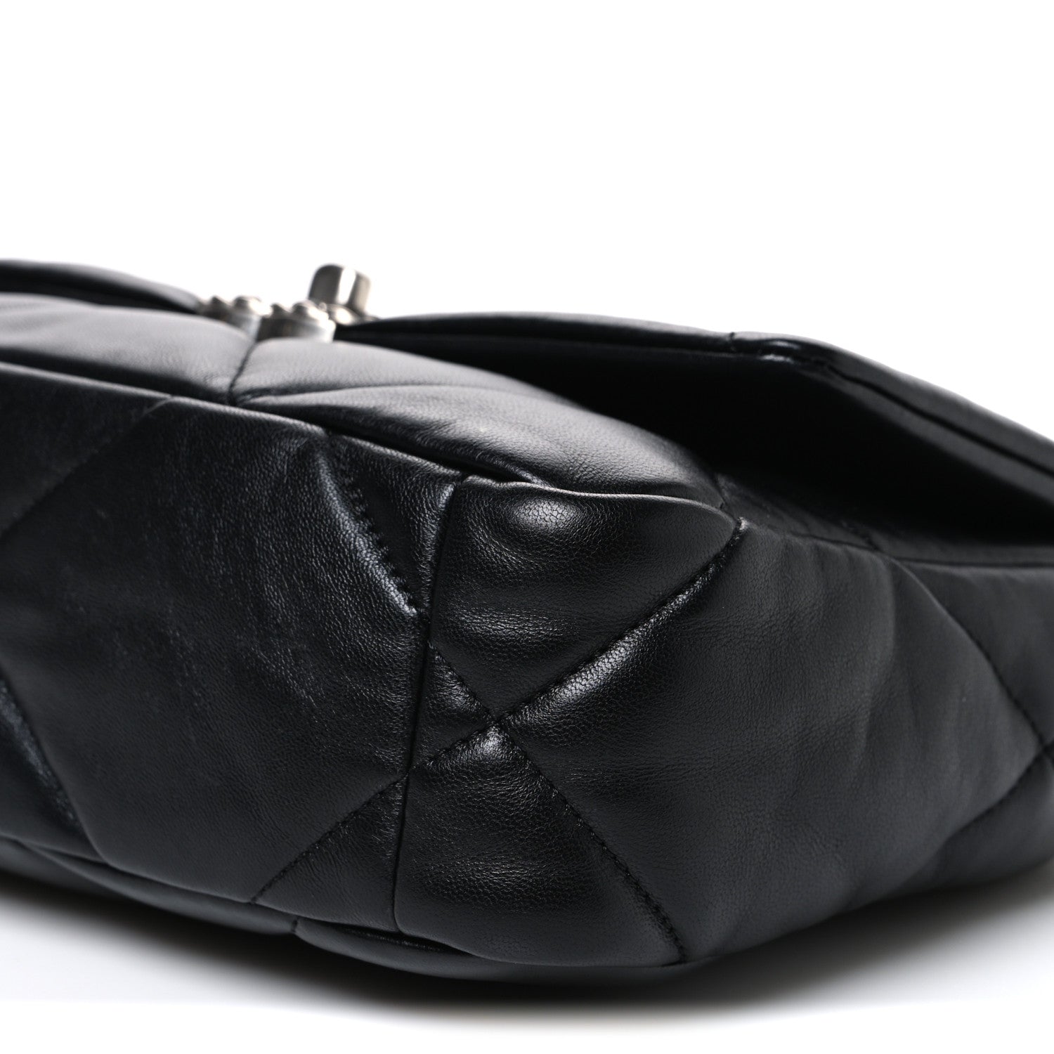 Chanel Lambskin Quilted Medium Chanel 19 Flap Black 10 of 11