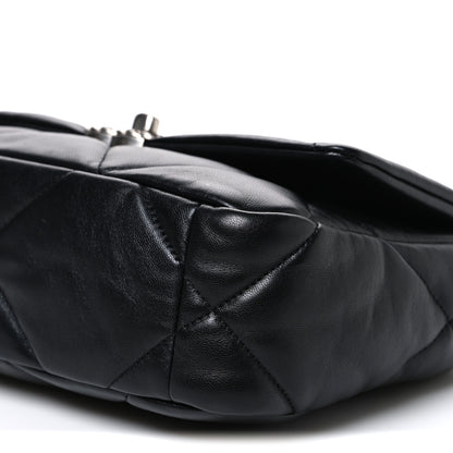Chanel Lambskin Quilted Medium Chanel 19 Flap Black 10 of 11