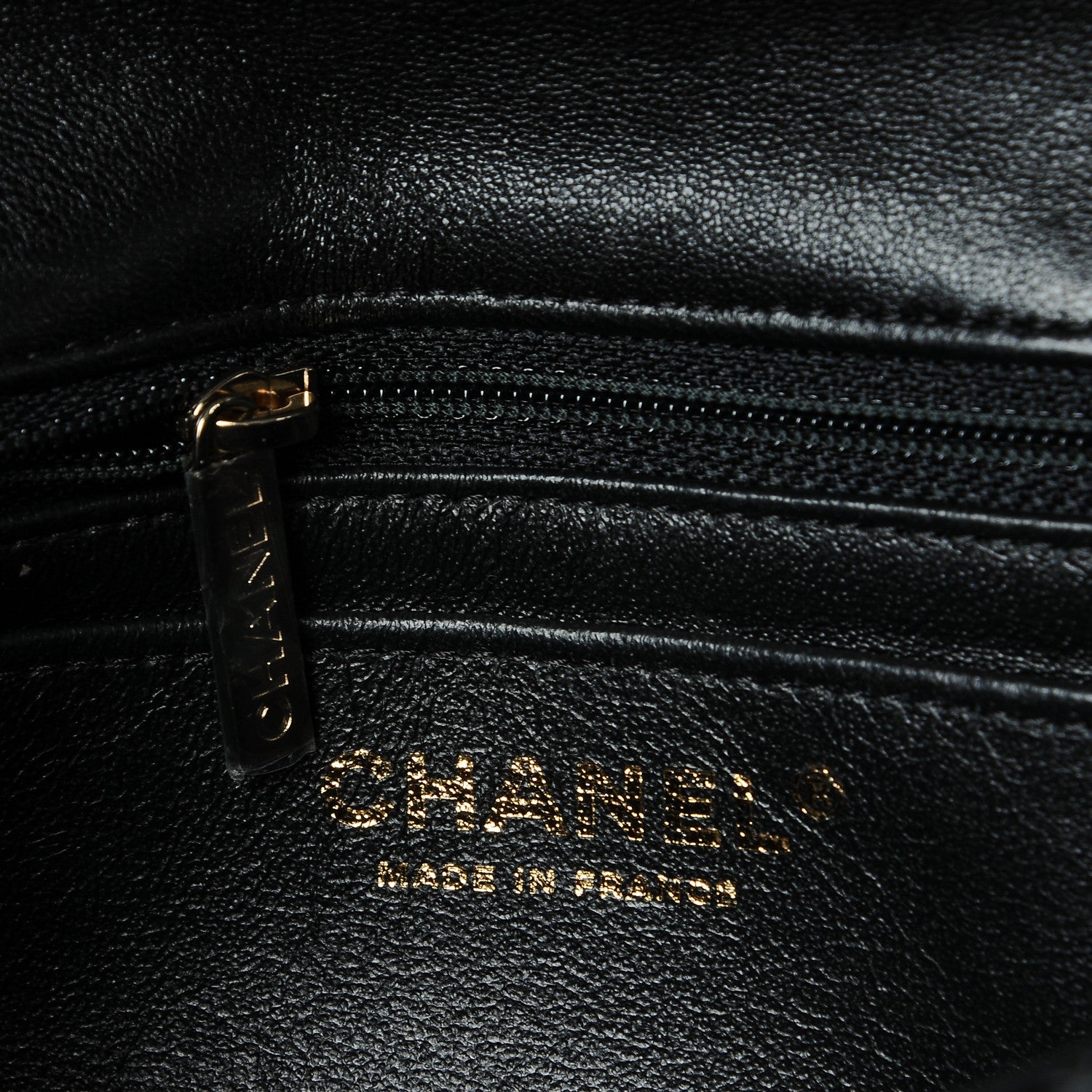 Chanel Lambskin Quilted Mini Rectangular Flap Black 7 of 7