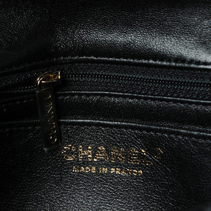 Chanel Lambskin Quilted Mini Rectangular Flap Black 7 of 7