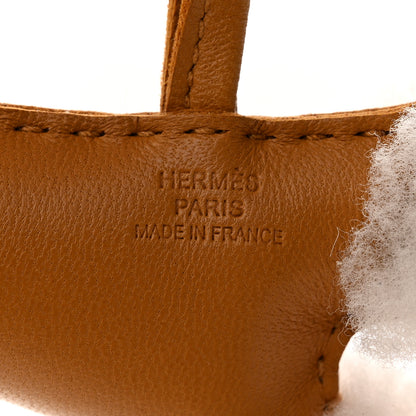 Hermes Milo Lambskin Shearling Budy Charm Biscuit 3 of 7