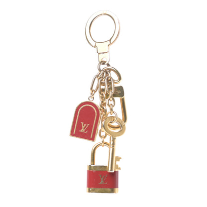 Louis Vuitton Canedas Bag Charm and Key Holder Red 1 of 5