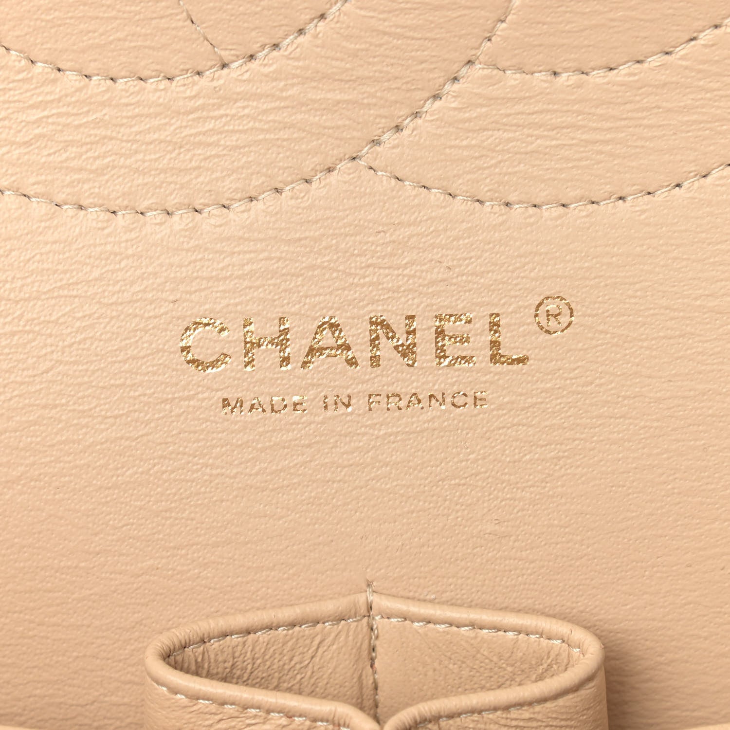 Chanel Caviar Quilted Jumbo Double Flap Beige Clair 6 of 20