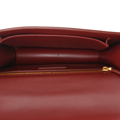 Christian Dior Smooth Calfskin 30 Montaigne Flap Bag Burgundy 5 of 11