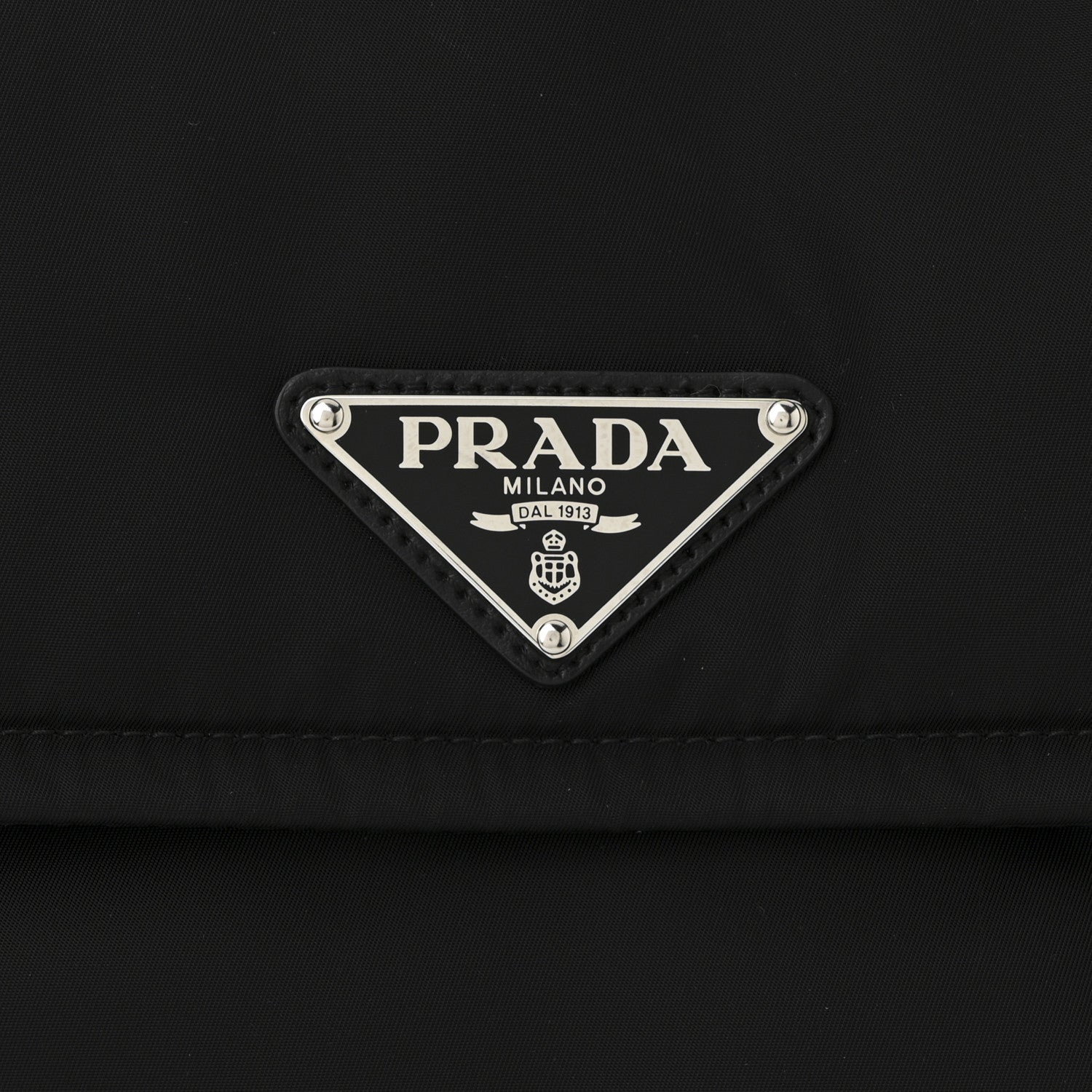 Prada Re-Nylon Vitello Padded Large Flap Shoulder Bag Black 8 of 10