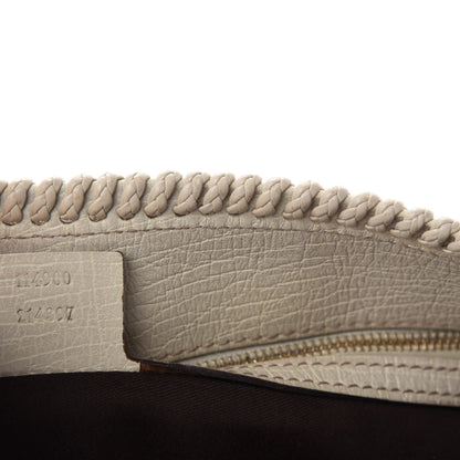 Gucci Monogram Large Horsebit Chain Hobo Off White 9 of 10