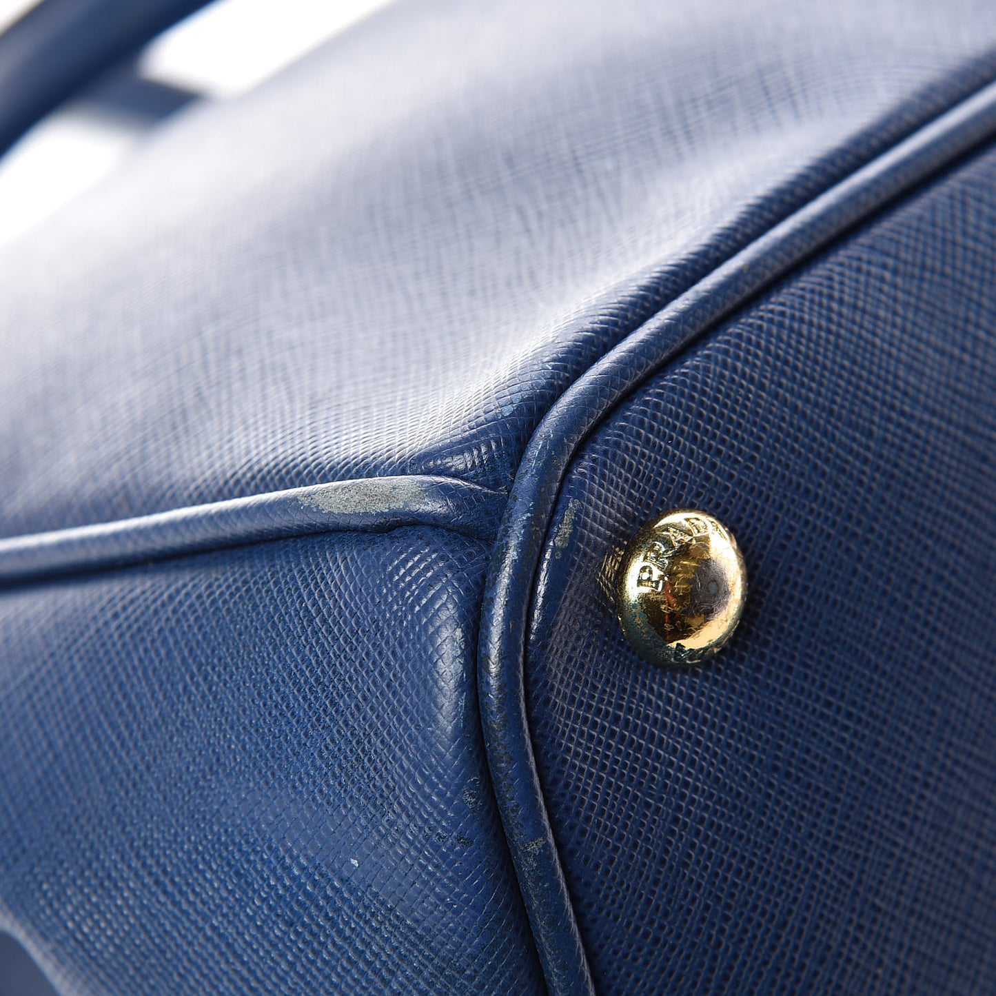 Saffiano Lux Large Tote Bluette